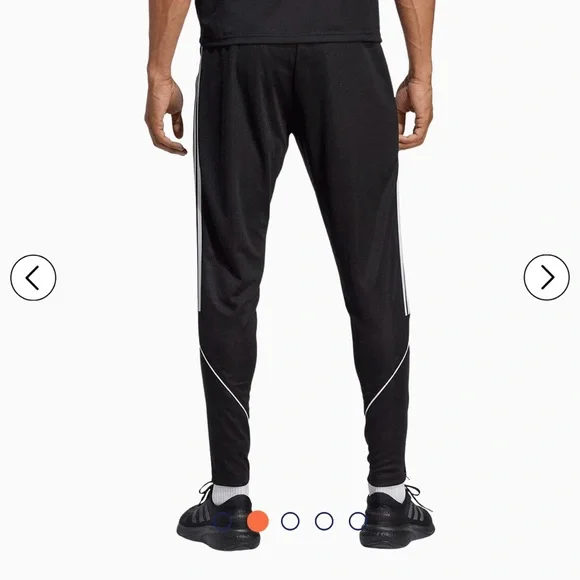 Adidas Tiro 23 League Pants | Men’s Black | Slim Fit Soccer Track Pants - Picture 3 of 11